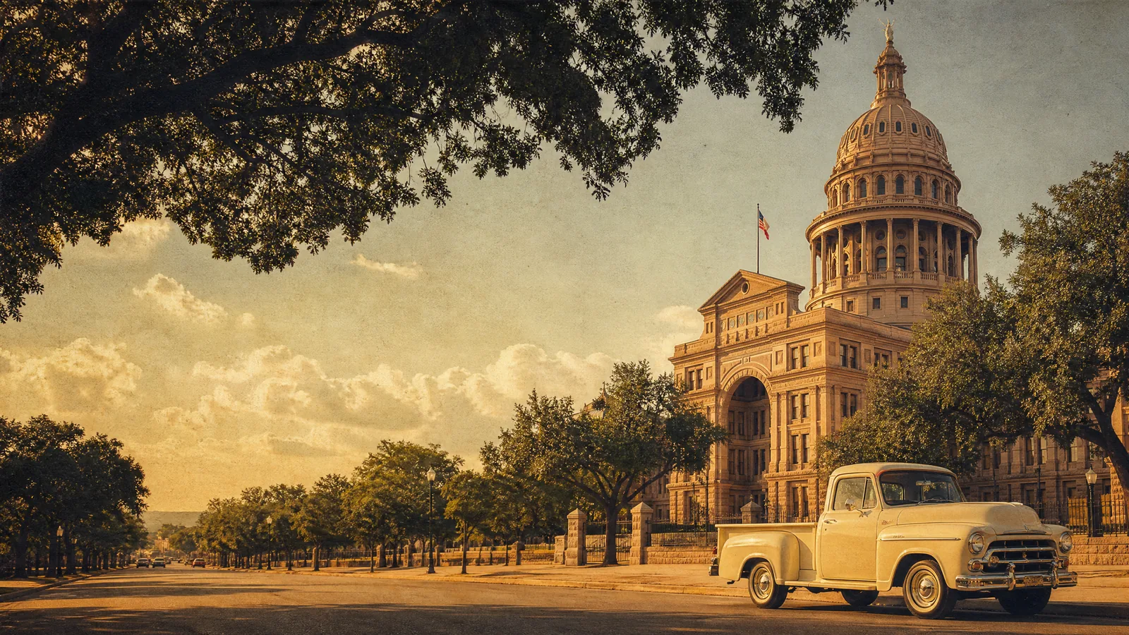 Texas im Americana-Stil